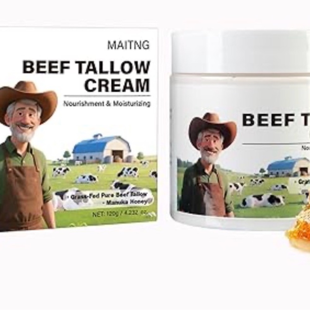 Maiting Beef Tallow Cream Moisturizer w/ Manuka Honey 120 grams BNIP